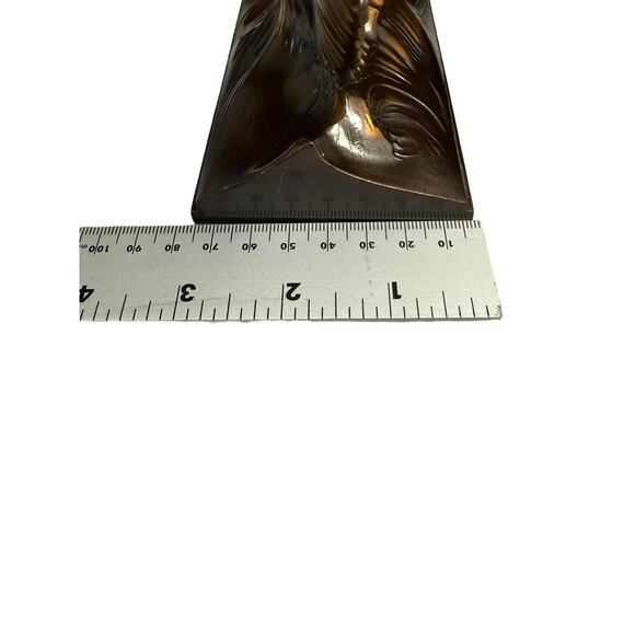 Vintage Bronze Swordfish Table Decor Bookend - Picture 6 of 7